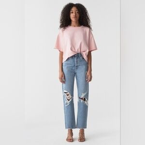 AGOLDE - 90's Mid Rise Loose Fit in Fall Out Jeans Size 23 100% Cotton